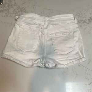 Women's White Kan Can distressed size 28 Denim Shorts